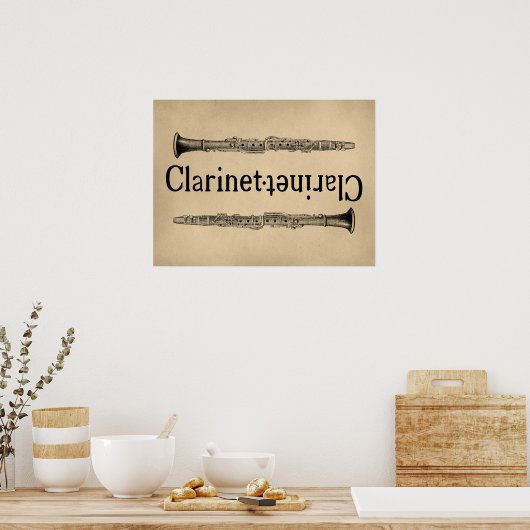 Clarinet poster (Keuken)