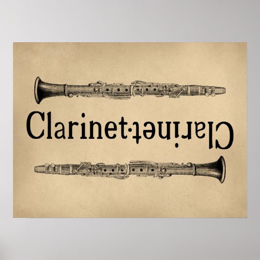 Clarinet  poster (Voorkant)