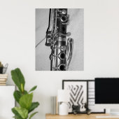 Clarinet Poster (Thuiskantoor)