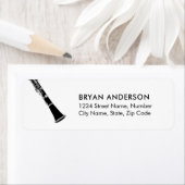 Clarinet Return Address Label (Insitu)