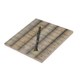 Clarinet ~ Rollend vel Music Background ~ Muziek Tegeltje