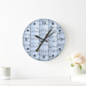 Clarinet~Rolling Sheet Music~Blue Tint Background~ Grote Klok (Huis)