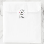 Clarinet Ronde Sticker (Tas)