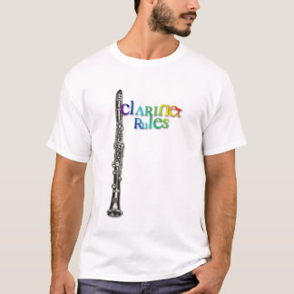 Clarinet Rules Rainbow T-shirt