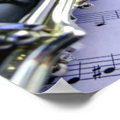 Clarinet Sheet Music Band Orchestra Poster (Hoek)