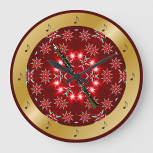 Clarinet ~ Silver ~ Red ~ Gold ~ Kerstmis ~ Grote Klok