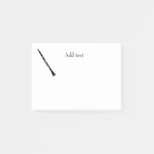 Clarinet-sjabloon, aanpasbaar post-it® notes