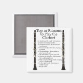 Clarinet Top 10 Magneet (Voorkant / Achterkant)