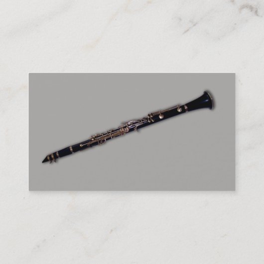 Clarinet Visitekaartje (Achterkant)