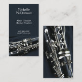 Clarinet Visitekaartje (Voorkant / Achterkant)