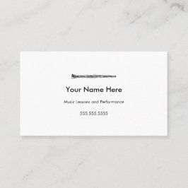 Clarinet Visitekaartjes