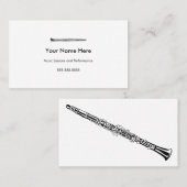 Clarinet Visitekaartjes (Voorkant / Achterkant)