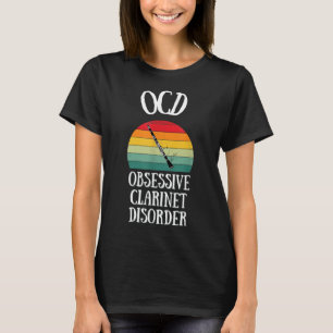 Clarinetist Clarinet Musicians Retro Mannen Kind T-shirt