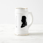 Clarinetist Stadler en Mozart Bierpul (Voorkant rechts)