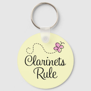  Clarinets Rule Music Gift Sleutelhanger