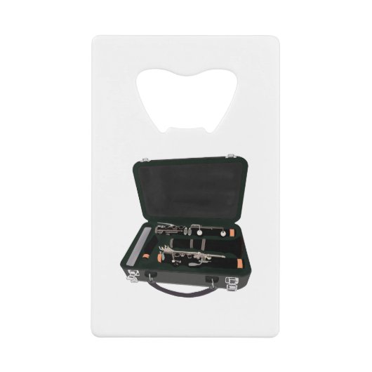 Clarinette démontée à l'intérieur d'une valise (Devant)