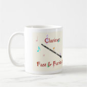 Clarinette : Tasse rapide et furieuse (Gauche)