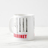 Clarinettes dans la ligne tasse (Devant gauche)