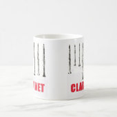 Clarinettes dans la ligne tasse (Centre)