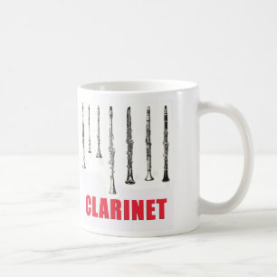 Clarinettes dans la ligne tasse