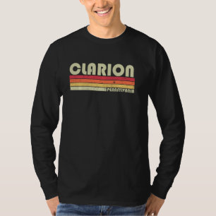 Clarion Pa Pennsylvania Funny City Home Roots Ret T-shirt