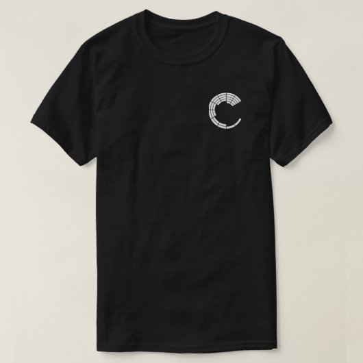 Clarion West black t-shirt met logo (Design voorkant)