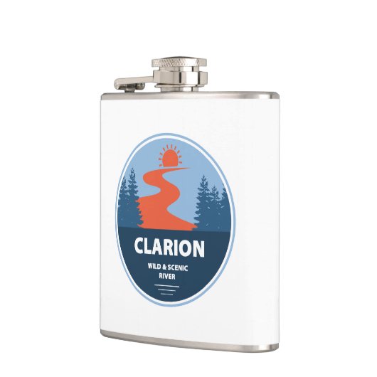 Clarion Wild en Schilderachtig rivier Heupfles (Links)