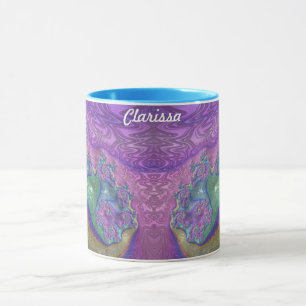 ~ CLARISSA ~ GLOSSY 3D Glossy Green Paars Blue Mok