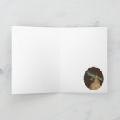 Clarissa het kardinale wenskaart kaart (Binnen)