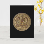 Claritas Button Afbeelding1976-kaart Kaart (Gele Bloem)