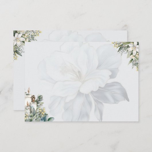 Clarité Carte de recette vide de base (Devant / Derrière)