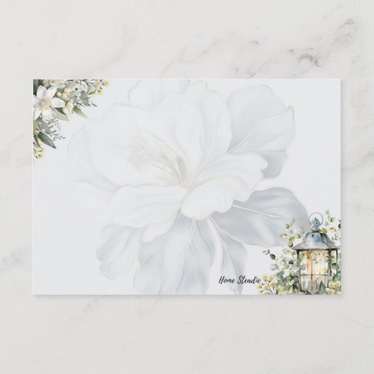 Clarity Basic Blank Recept Kaart (Achterkant)