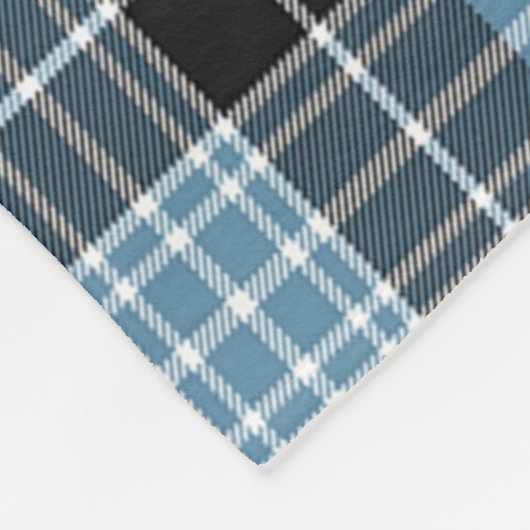 Clark Ancient Plaid Fleece Deken (Hoek)