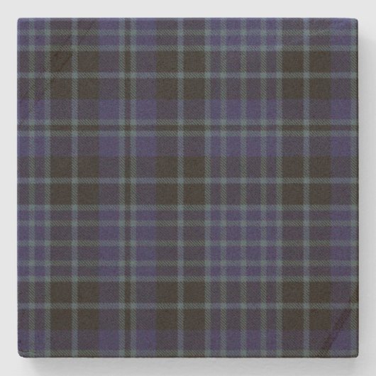 Clark Clan Tartan Plaid Stone Onderzetter (Voorkant)
