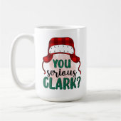 Clark Coffee Mug | Drôle café de Noël Mug | (Gauche)
