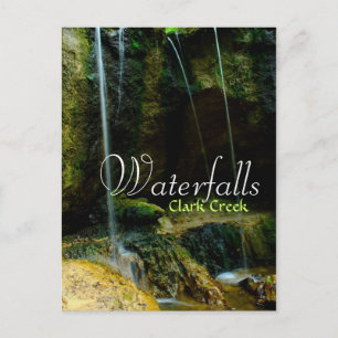 Clark Creek Waterfall - Tunica Hills Briefkaart