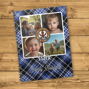 Clark Familie Foto Collage Notitieboek
