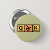 Clark gemaakt van Elements Ronde Button 5,7 Cm (Voorkant /achterkant)