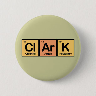 Clark gemaakt van Elements Ronde Button 5,7 Cm