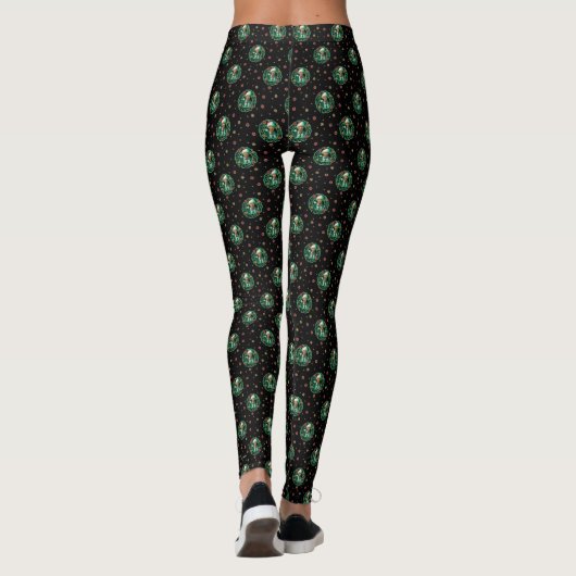 Clark Griswold Kerstmis - Pattern Leggings (Achterkant)