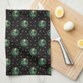 Clark Griswold Kerstmis - Pattern Theedoek (Quarter Fold)