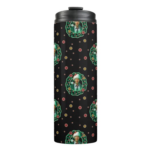 Clark Griswold Kerstmis - Pattern Thermosbeker (Voorkant)