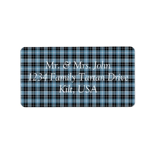 Clark Tartan Label (Voorkant)