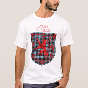 Clark Tartan Scottish Play Lion Rampant T-shirt