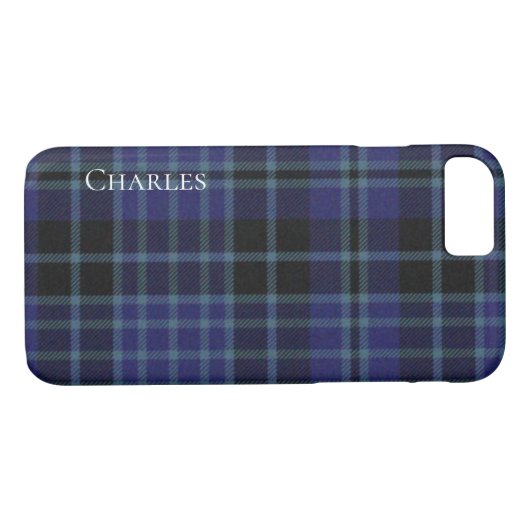 Clark Tartan traditionnel Plaid iPhone 78 Coque (Dos (Horizontal))