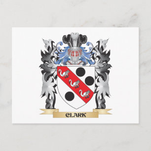 Clark wapenschild - Familiekust Briefkaart