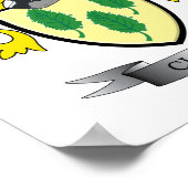 Clarke Coat of Arms Poster (Hoek)