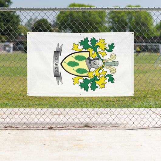 Clarke Coat of Arms Spandoek (Insitu)