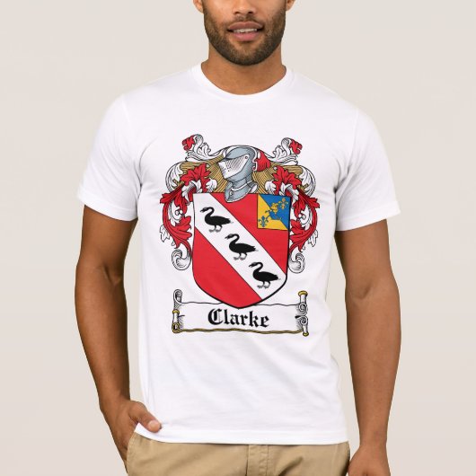 Clarke Family Crest T-shirt (Voorkant)