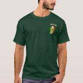 Clarke Irish Shield & Griffins Personalized T-shirt (Voorkant)